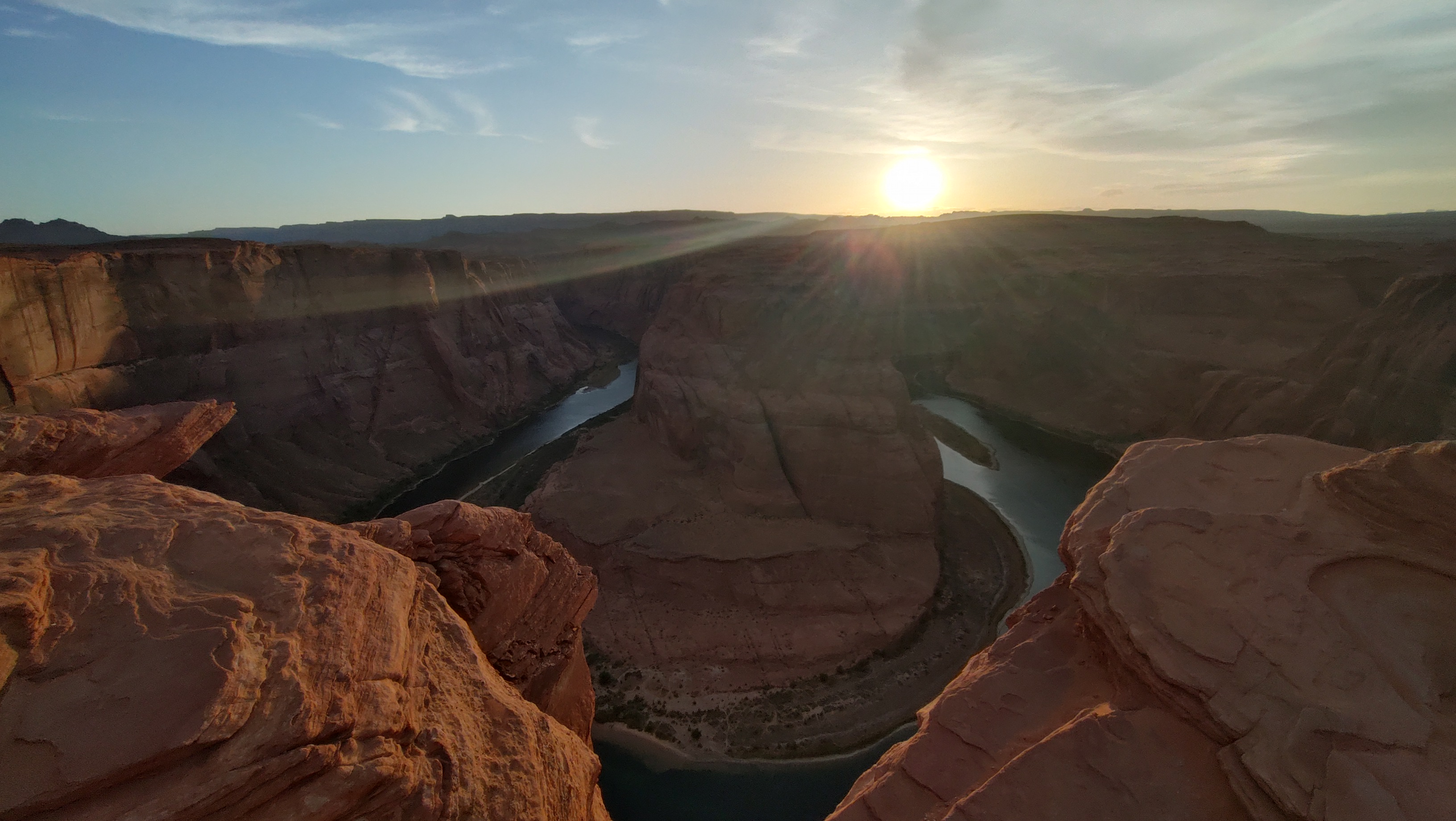 (2026-05-26) Horseshoe Bend，馬蹄灣，之前看好像是電腦桌布（？）就在 Page（佩吉）市旁邊。