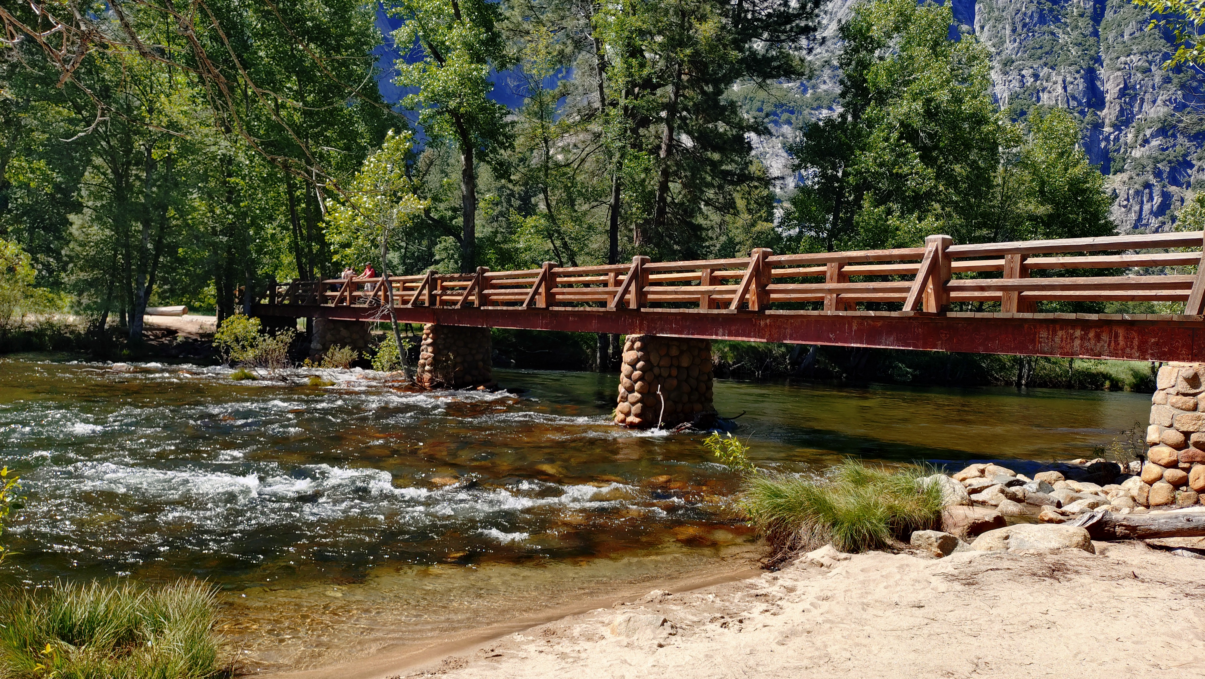 (2026-06-01) Yosemite National Park 的小橋流水，水非常清澈。